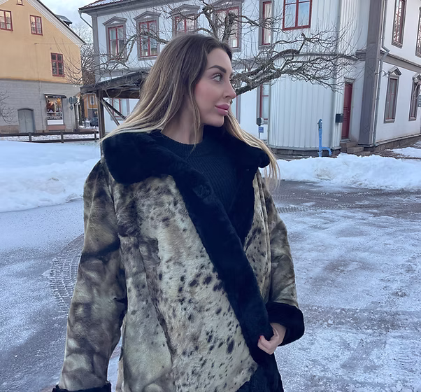 Persisk Swakara päls melerad mångfärgad - Bild 2